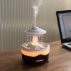 Black UFO simulated raindrop aromatherapy machine