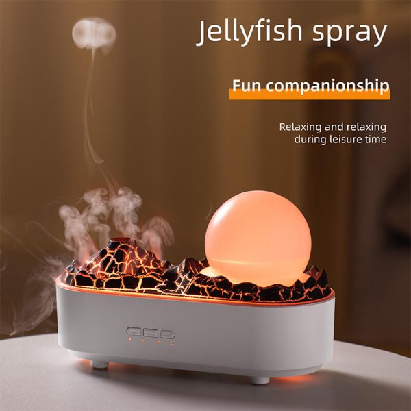 Fun Little Volcano Aromatherapy Diffuser Adjustable Jellyfish Spray