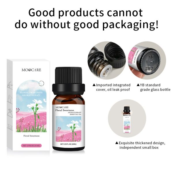 Premium materials and beautiful packaging details for essential oils