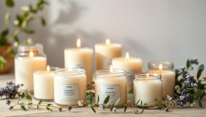 Smokeless aromatherapy candles